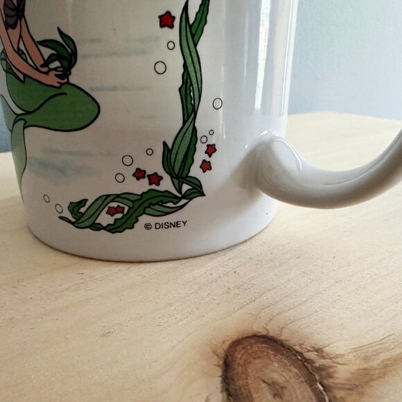 Vintage Disney The Little Mermaid Mug | Rare | Ft. King Triton Ursula Flounder - Picture 8 of 10
